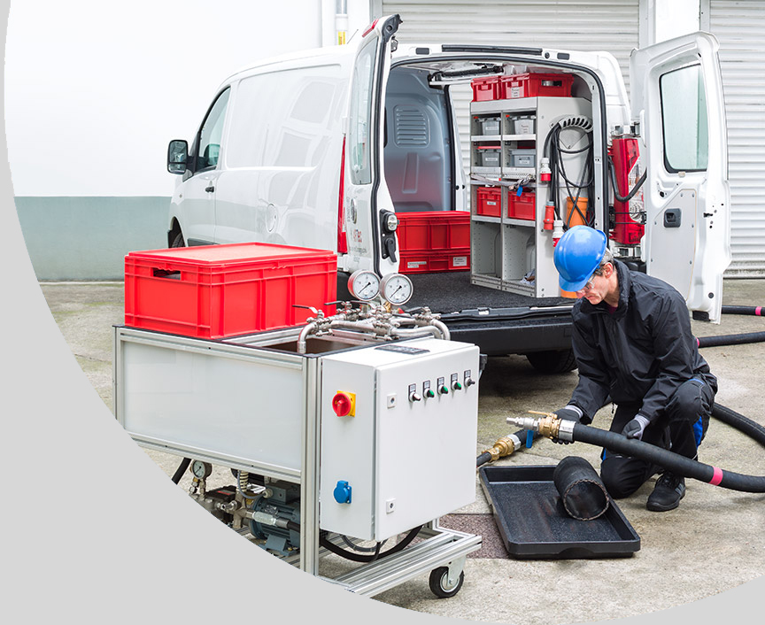 Mobile Schlauchleitungsprüfung